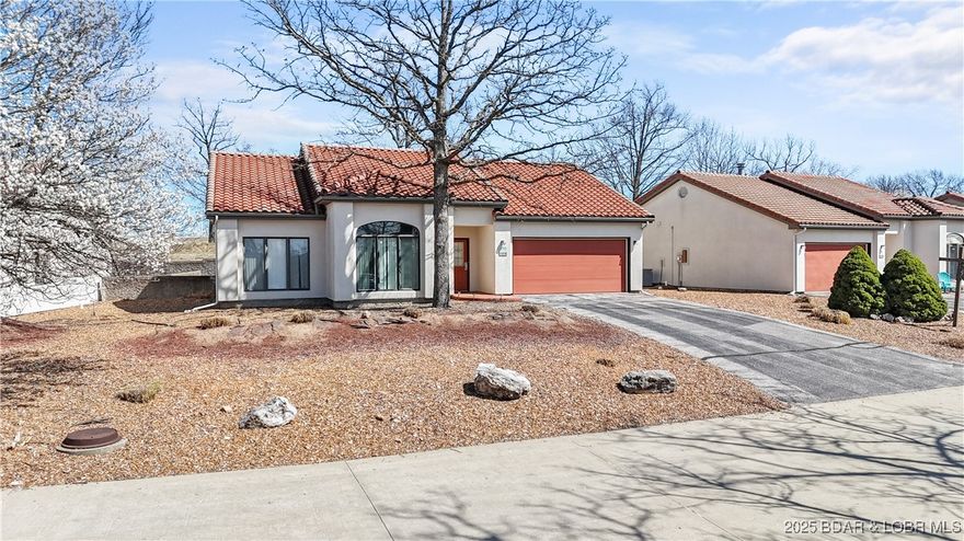 Welcome to your new lake home! This is a great opportunity for a unique, stand alone Villa! The inviting 3-bedroom, 2-bath home spans a generous 2141 sqft. The original owners have enjoyed this home and made many memories with family and friends. Now, it’s your turn. Fully furnished for a hassle-free transition for you, the new owner. The primary bath offers a double sink, relaxing tub and separate shower; a luxurious retreat after a day on the lake. Two additional bedrooms and a full bathroom for guests. A oversized 2-car garage offers secure, convenient parking and additional storage. The community itself is a rarity, with access to the Hippopotamus Pool for a refreshing dip and beverage and six additional community pools dispersed throughout the property.  You do not want to miss this amazing blend of comfort and convenience in Lake Ozark!