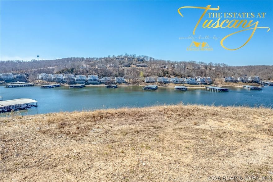 Secure your spot in The Estates at Tuscany, the most coveted new community at Lake of the Ozarks. Lot 12
offers .48 acres with stunning views of the 1MM on the Big Niangua, providing the perfect opportunity to invest
in luxury now before this development becomes known to the lake's most discerning buyers. Known for its
nearly flat driveways and upcoming luxury amenities set for installation in Summer 2025, this community is
designed for those who expect the best. Bring your dream plans for approval or craft your custom vision with
Ancell Construction, the trusted developer behind The Estates at Tuscany, known for exceptional
craftsmanship,custom luxury finishes, and meticulous attention to detail. Call for a private showing today!