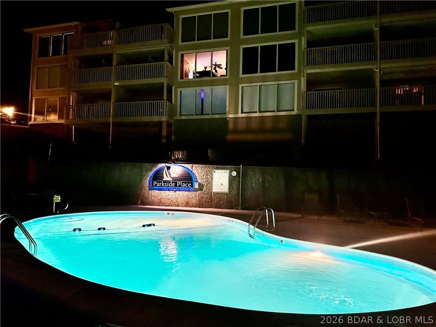 Tucked into Parkside Place Condominiums, this fully furnished top-floor end unit offers the kind of lake getaway that is easy to enjoy and hard to leave. Located at 875 Parkside Place #B304, this furnished 2-bedroom, 2-bath condo features vaulted ceilings, updated luxury vinyl plank flooring, and a bright, comfortable layout designed for relaxed lake living. Step onto the private deck to take in the lake view, then head down to enjoy the community pool, dock, and your included 10x30 boat slip and PWC lift. With rentals allowed—including nightly, weekly, and monthly options—this condo is a wonderful choice for a personal retreat, full-time enjoyment, or income-producing investment.