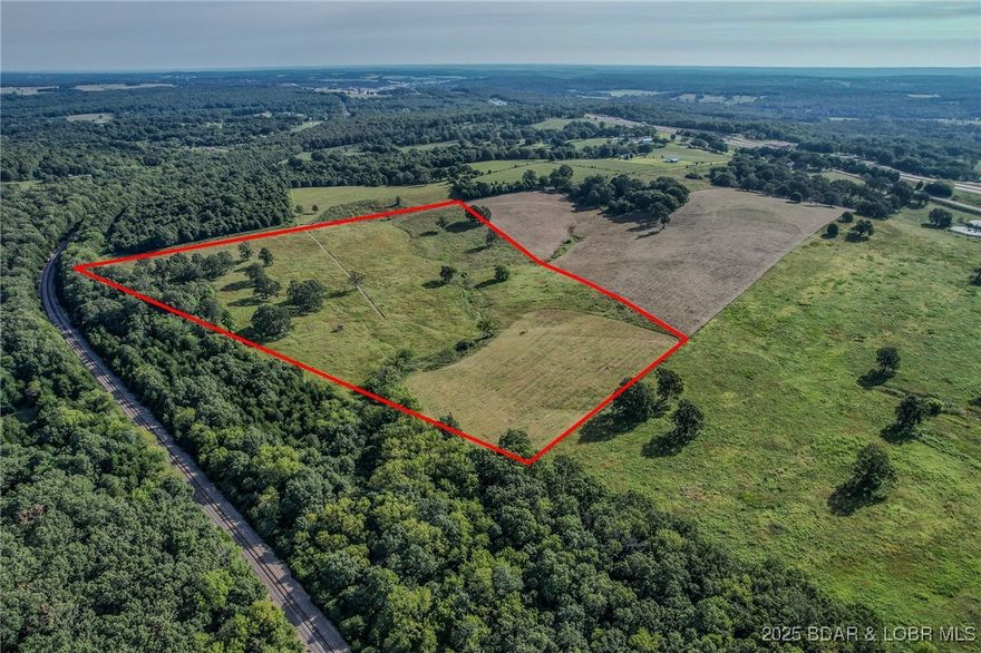 This surveyed 25-acre parcel is an opportunity waiting for you. Use this blank canvas to build your dream mini farm or home. It is primarily Open with some scattered trees in back. Suitable for hunting. More land available.