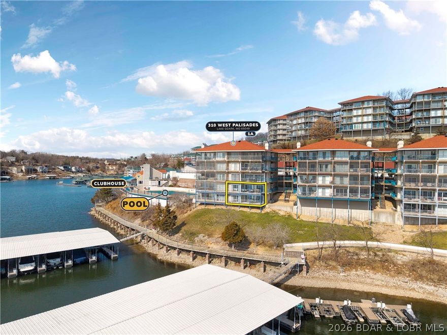 Wake up to panoramic lake views and enjoy effortless waterfront living in this fully renovated 4-bedroom, 4-bath condo, featuring four private suites for ultimate comfort and privacy. Perfectly situated in the heart of Lake of the Ozarks, this gated community offers direct water access with your 12x32 boat slip and two PWC slips with lifts just steps from the condo, plus an additional boat slip available for purchase. Designed with both relaxation and entertaining in mind, the spacious floor plan includes two living areas and two private lakeside decks, ideal for morning coffee or evening sunsets. Offered fully furnished, this turnkey property is ready for immediate enjoyment. Residents enjoy lakefront pools plus convenient access to popular restaurants, shopping, and entertainment by land or water. Combining the low-maintenance convenience of condo living with the space and feel of a single-family home, this property is a rare opportunity. Short-term rental privileges are currently in place and may transfer to the new owner, adding investment potential. Whether you're searching for a vacation getaway, full-time residence, or income-producing property, this condo checks every box.