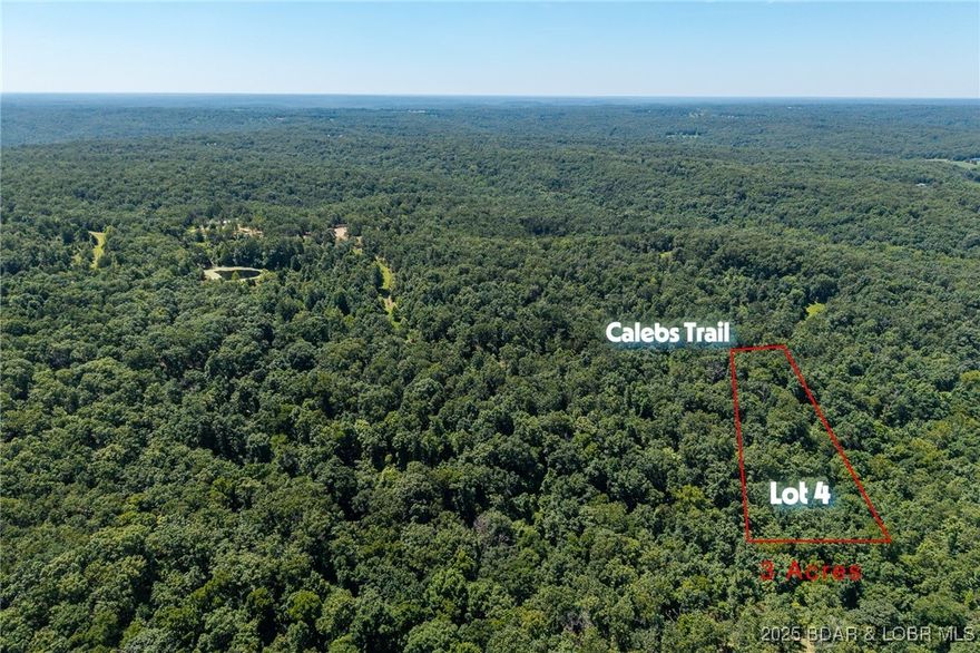 Excellent 3.00 acre tract (lot 4) located in Village of Forest Trails in Roach, MO off AA and super close to the Larry R. Gale public boat launch area. Many different parcels to choose from or add to increase acreage. Roads are in and underground electric is provided to each lot. Very private with the convenience of town just a few minutes away! Minimal rules and regs! Lots are selling fast!