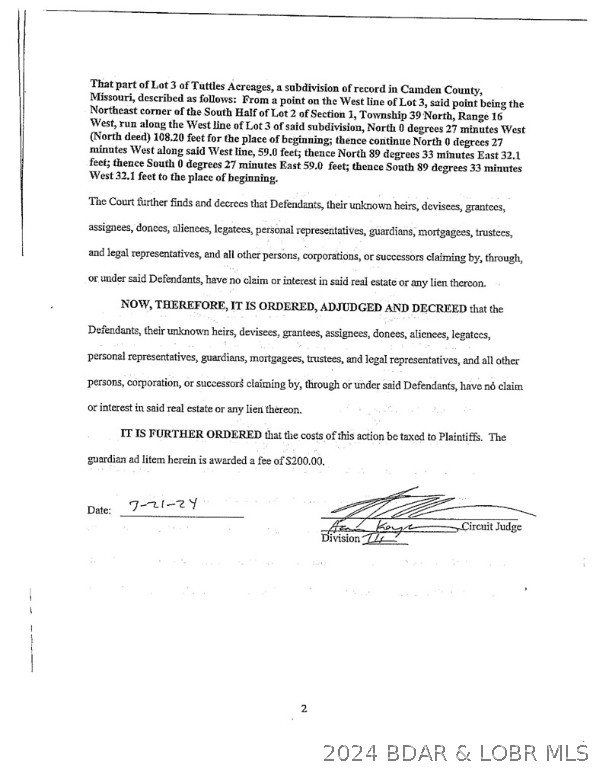 Autumn Hills Condominium - Land