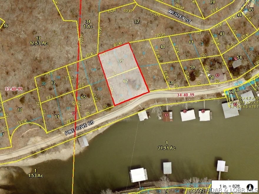 Here is your chance to own Lakefront lots that are not in an HOA! Located in a quiet cove setting on the 61 MM, this is the perfect place to build your Lake getaway, or just enjoy the Lakefront and everything Lake of the Ozarks has to offer. Close to Brown Bend Public Access, Patriots Point and more! There is an older well on lot 15, owner does not make any guarantees on this well. Owner should do their own research. Additional Lots available, make it a package deal. Call for more information. Survey on file