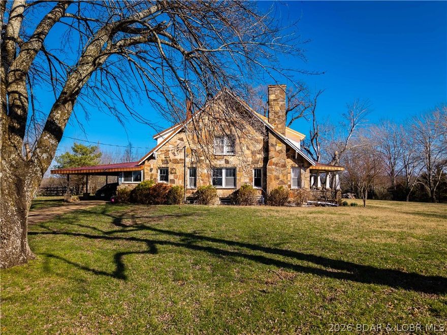 Set atop the highest point in Camden County, this exceptional Century Farm offers a rare combination of history, productivity, & scenic beauty. Spanning rolling countryside w/ approx. 70% open pasture ground, the property is ideally suited for cattle grazing, hay production, or a diversified farm operation. The gently rolling pastures provide excellent usability & are complemented by four ponds, offering reliable water sources for livestock & wildlife. A charming farmhouse sits at the heart of the property, accompanied by multiple outbuildings & farm structures ready to support ag use, storage, or future improvements. Whether you're expanding a working farm or creating a private rural retreat, the infrastructure provides flexibility and functionality. Convenience meets country living with blacktop access all the way to the front door and easy access to nearby highways, making travel to surrounding communities simple while maintaining a peaceful, rural setting. From its productive pastureland to its panoramic countryside views, this Century Farm presents a rare opportunity to own a landmark property in Camden County with room to grow, graze, & enjoy the legacy of Missouri farm life.