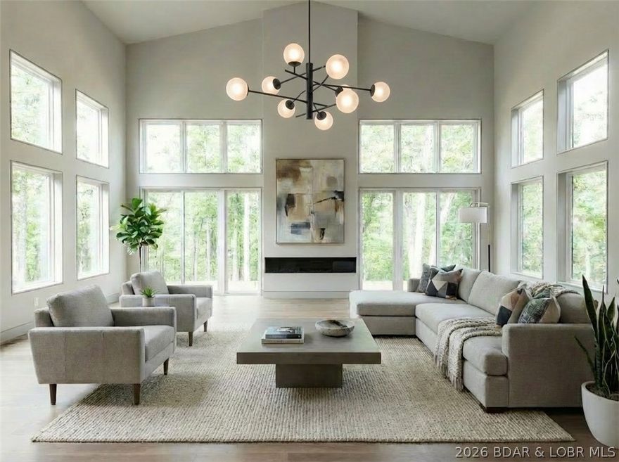 Discover a one-of-a-kind residence where modern architecture harmonizes and craftsmanship. This stunning home sits on 5 acres offering 4 beds, 6 baths along with a 2,300 sq.ft. garage, complete with heated floors and A/C. Inside and experience an open-concept living space with 24ft vaulted ceilings in the great room. Oversized Low-E Andersen windows flood the home with natural light while offering serene woodland views. Crafted with only the highest quality materials, the home features elegant wood floors, soundproofed bedrooms and baths, 8ft solid core interior doors, and seamless flush style trim exuding craftsmanship. A chef’s inspired kitchen complete with handcrafted cabinetry, sleek black stainless steel appliances, and a hidden walk-in pantry for ample storage. Retreat to the master suite where you’ll find a stand alone soaking tub, a luxurious walk-in shower and spacious custom walk-in closet. This home is design with quality and comfort in mind. The perfect sanctuary for modern living and privacy. Additional features includes proximity to schools, shopping, parks, and major highways. Additional acreage for sale.