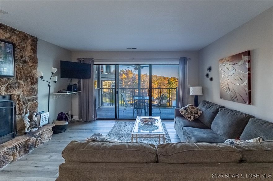 Motivation,  Location,  and a Vacation at Lake of the Ozarks; The Midwest Coast Destination!!! ...... Grab your Suitcase, fishing pools and Toothbrush, this 2 bed 2 bath condo is FULLY Turn-key.  Everything you need for your lake fun weekend or make this a $$$ vacation rental.  A complete package that includes a 12 x 28 boat slip, pools, hot tub, tennis court, and gorgeous sunsets with lakefront views.