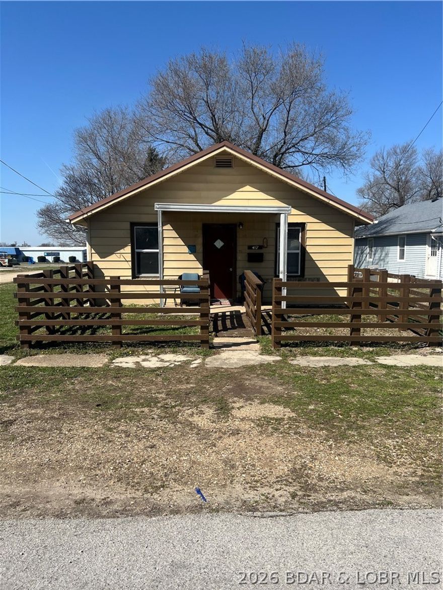 Looking for an affordable home with all the big updates already completed? This 2 bdrm, 1 bath home has been completely remodeled with new wiring, new plumbing, newer metal roof, new flooring, new paint, new kitchen cabinets and counter tops, lighting & more. The home still needs some finishing touches . This would make a great rental or if you just need to downsize. Home is close to shopping and eatery places and within walking distance of downtown Versailles. seller will consider a $ 5000 allowance for remaining repairs.