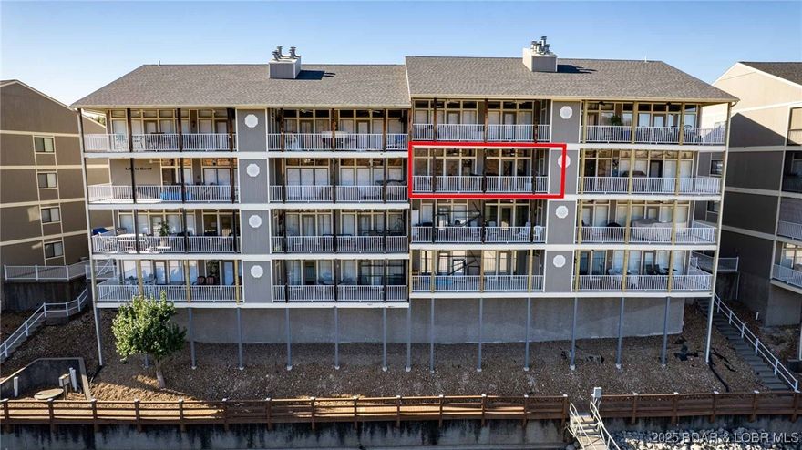 Big views. Two slips. Zero hassle lake living. This 3BR/2BA waterfront condo delivers incredible channel views from the covered deck and the kind of boating package that is almost impossible to find — RARE 12x36 AND 10x30 boat slips, both just steps from the unit. That alone makes this one a standout. Inside, the condo has been partially updated and comes partially furnished, offering a solid foundation you can enjoy now and customize over time. The real story here is lifestyle and location. Easy condo ownership means more time on the water and less time maintaining. The complex amenities are exceptional — private boat ramp, boat trailer parking, two pools, grill stations, playground, game areas, and some of the BEST fishing at the entire Lake. You’re also minutes by water to the NEW Oasis amusement park, Dog Days, Backwater Jack’s, Redhead, and State Park. Whether you’re looking for a personal getaway, rental investment, or full-time lake escape, properties with this view and two slips do not sit long. If you’ve been waiting for the right waterfront opportunity — this is it.