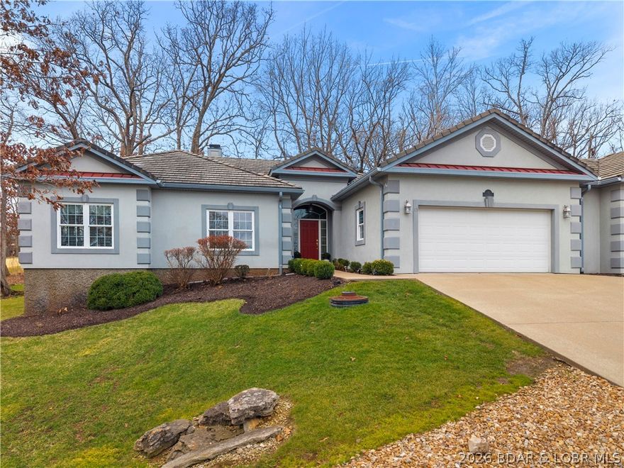 Step inside this stunning, updated villa perfectly positioned on the 10th hole in the highly sought-after Porto Cima community! From the moment you enter, you’ll appreciate the open-concept design featuring vaulted ceilings, beautiful LVP flooring, and a spacious living room that flows seamlessly into the dining area and kitchen (ideal for both everyday living and entertaining). The private primary suite offers a relaxing retreat with an ensuite bath complete with a jetted tub and walk-in shower. Two additional generously sized bedrooms provide plenty of space for family, guests, or a home office. Step outside to your open deck and enjoy peaceful golf course views—perfect for morning coffee or evening unwinding. A spacious two-car garage and expansive driveway offer ample parking. Enjoy resort-style amenities just a short golf cart ride away, including a clubhouse, fitness center, pools, pickleball courts, dog park, playground, and boat facilities. Experience serene, convenient living at its finest!