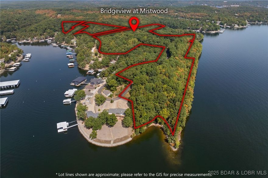 Introducing Bridgeview at Mistwood, a rare 26.9-acre development opportunity located on the coveted main channel of the Lake of the Ozarks. Zoned R3, this property is perfectly suited for multifamily, condominium projects, or a mixed-use residential Community, making it ideal for developers seeking prime lakefront land with exceptional potential. The three tracts, offer elevated lake views, generous shoreline, creating countless possibilities for luxury residential units, community amenities, and waterfront recreation. The combination of size, zoning flexibility, and premier shoreline makes this one of the most valuable undeveloped parcels available. Bridgeview at Mistwood provides a balance of natural beauty and convenient proximity to the Lake of the Ozarks’ dining, entertainment, and marinas. Whether you envision boutique lakeside condos, townhomes, or a master-planned multifamily community, this property provides a stunning foundation for a landmark development at the 35 Mile Marker. Don’t miss your chance to secure a large-scale lakefront development on the main channel. The opportunity at Bridgeview at Mistwood is truly unmatched.