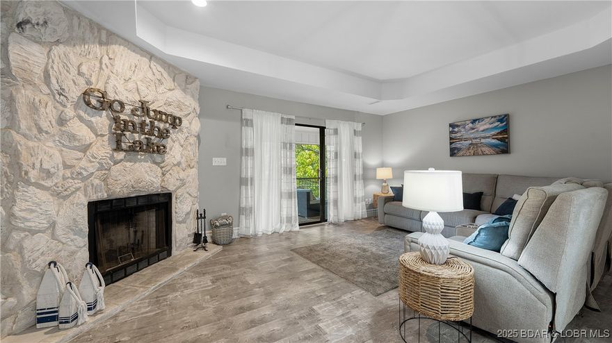 Recently remodeled and designed for your weekend escape or a turnkey, income-producing vacation rental at the Lake of the Ozarks! This stylish, fully furnished, move-in ready condo features luxury vinyl flooring, custom cabinetry, granite countertops, fresh paint, modern light fixtures, new trim, and updated vanities. Just bring your suitcase and start enjoying or start earning immediately. Located in sought-after Osage Vistas, this investment property offers strong nightly rental potential and close proximity to popular lakefront dining, entertainment, and boating hotspots. Enjoy resort-style amenities including 6 pools, over a mile of paved walking and biking paths, 23 acres of landscaped grounds, and a private boat ramp with easy lake access. As part of the Four Seasons POA, owners also enjoy golf, tennis, interior lakes, and additional boat ramps. Whether you’re seeking a profitable vacation rental, a personal getaway, or both, this Lake of the Ozarks condo checks every box. Schedule your private showing today!