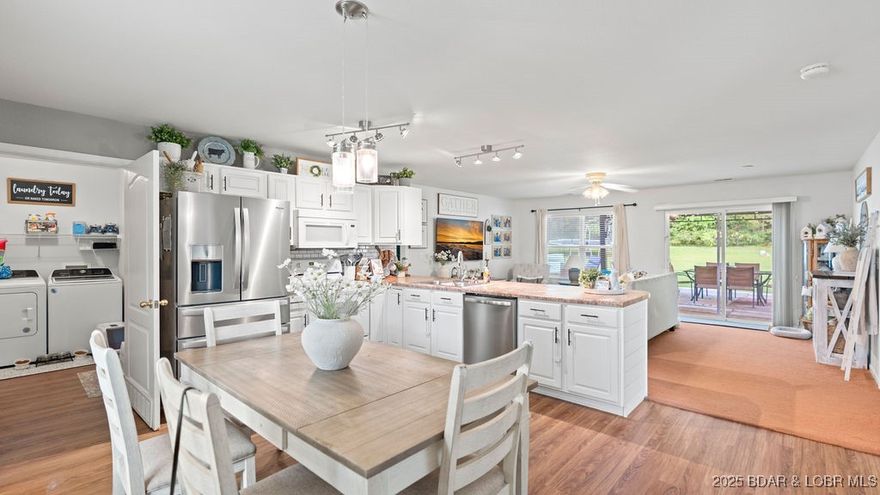 Nestled just behind Hy-Vee off D Road, this beautifully updated ranch-style residence features 3 bedrooms and 2 bathrooms with an inviting open-concept living area. Experience fluid transitions from the living room to the kitchen, making it an ideal space for entertaining guests. Enjoy the covered patio and spacious back yard, your personal outdoor oasis, perfect for relaxing on warm summer evenings.
Located in the sought-after Eagles Landing subdivision and within the Osage School District, this home provides both comfort and a strong sense of community. Recently updated in 2021, this property is ready for you to make it your own! Don’t let this opportunity pass you by—schedule your showing today!