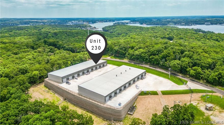 This is the only available 2000 SF Unit in the newest premium mancave Development at the Lake located between Porto Cima & The Villages making it the ideal space for residents to store all of their extra toys! This 2,000 square foot unit  is climate controlled & fully insulated w/ LED high bay lighting, white metal wall panel interior epoxy flooring throughout, 16'x14' overhead door & 3 windows int he back of the unit allowing in tons natural light! Owners will experience a contemporary design w/ modern lighting, sleek stone & EIFS exterior, high end landscaping, 6" interior & exterior concrete slabs. Amenities include 24hr gated entry, 6ft entrance gate, RV dump station, helicopter pad, security cameras, security fencing surround, high end landscaping & 100' of clearance between buildings. Village Luxury Lockers is perfect for that luxury car collection, RV, powerboat or just to get away for some peace & quiet! Don't miss out on your chance to own a unit at the the lakes premier man cave development!