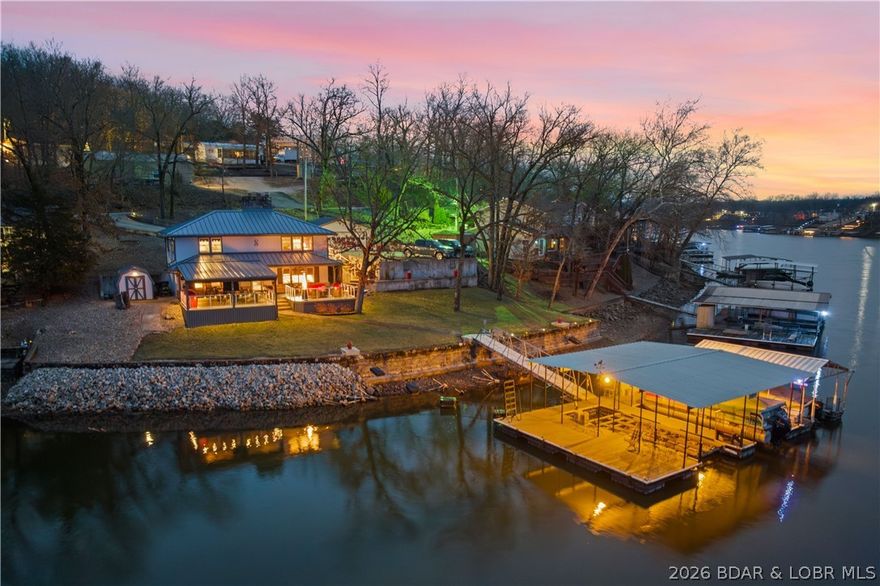 Escape to the ultimate no-wake cove sanctuary at 39MM in Sunrise Beach where Luxury Meets Peace of Mind. This exquisitely cared for 4BR/2BA ranch-style lakefront home is a masterclass in comfort & investment potential, perfectly positioned to capture breathtaking, sunset views every evening. No detail has been overlooked in this high-end renovation. New metal roof, energy-efficient windows, a modern heat-pump HVAC, & a high-tech water softener. Step onto the premium Envision decking--complete with integrated LED lighting--& experience 140' of shoreline on a gentle, beautifully landscaped lot.