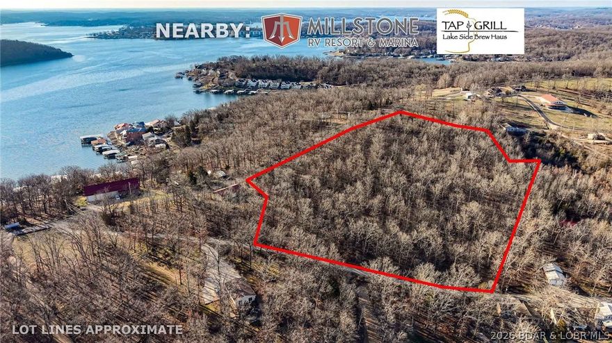 Discover the perfect opportunity to own 7.5 acres in the heart of Lake of the Ozarks. This beautiful off-water tract sits in a unique location with the lake nearby on both sides, giving you the feel of being surrounded by water while still enjoying the privacy and space that acreage provides. While the property does not include lake access, you’re just minutes away from public access points, boat ramps, and all the recreation the lake has to offer. With no restrictions, this land gives you the freedom to truly make it your own. Build your dream home, construct a barndominium, start a hobby farm, or create the perfect weekend retreat. The property also offers great potential for outdoor enthusiasts who want a private place to hunt, explore, or simply enjoy nature. Whether you're looking for a future homesite, recreational property, or an investment in one of Missouri’s most popular destinations, this 7.5-acre tract offers endless possibilities. Properties with this much flexibility and such a desirable location near the lake are becoming harder to find. Don’t miss your chance to own a versatile piece of land in the beautiful Lake area.