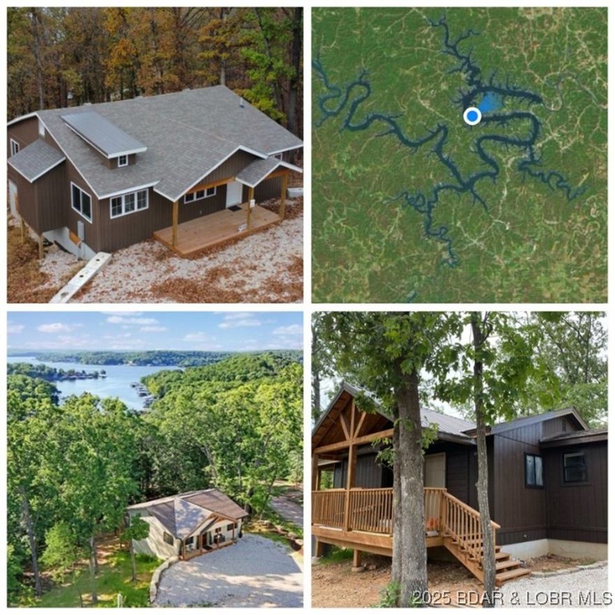 Real Estate is still the best investment, with this unique offering of 13 homes (6 finished, 7 unfinished) on approx. 8 acres with seasonal lake views. Create your own Air BnB community, long term rental housing, or resale investment. Rental history available. Current yearly rental revenue is $110,320. The new and upcoming premier RV Resort and Marina, Denali Summit, is just 1/2 mile down the road, which will lend itself to high traffic count of visitors past this development. Shawnee Bend Access boat ramp is also just 1/4 mile down state highway TT, giving lake access to launch boats and the many fishing tournaments held during the year. Accredited Investors welcome.