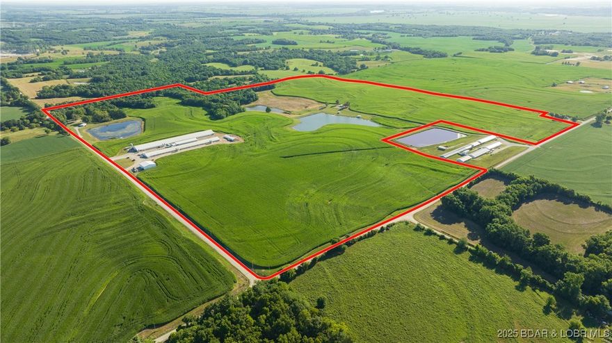 Here's an opportunity to own a 2,200 Sow Farm.  Farm sits on 160.47 Acres with 110 acres tillable and is currently being cash rented.  The property offered is on 3 separate parcels: the hog barn is on 85.47 acres.  There is a hunting cabin on 70 Acres with 3 water sources and the 3rd parcel has a 2 bedroom home and a 3 bedroom doublewide. Both properties are within walking distance to the hog barn, perfect set up for workers.  The sow farm is set up for 2,200 sows, 360 farrowing crates and a 250 hot nursery.  Also included is a 60x60 machine shop that is partially heated/cooled.  More information to be provided for interested buyers.
