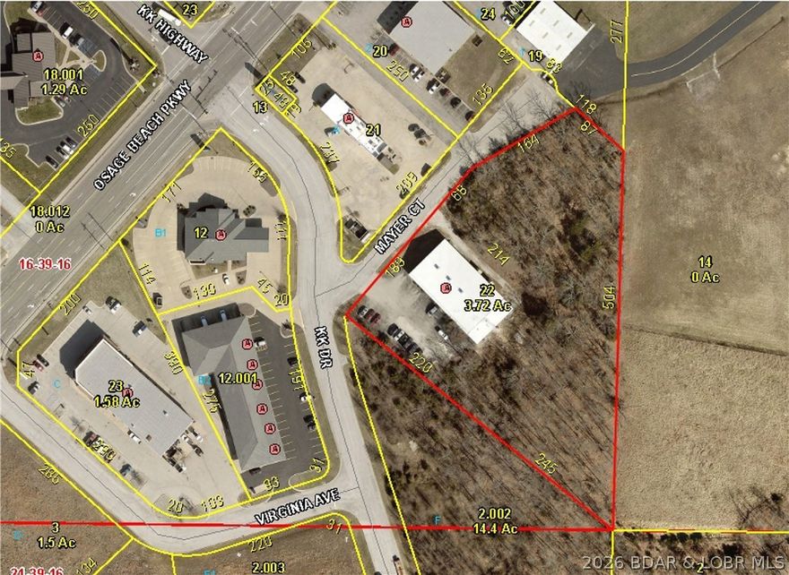 First Time Ever Offered to the Public! An exceptional opportunity to own 3.71± acres with direct access from Osage Beach Parkway, easy connectivity to the Expressway, and adjoining the Osage Beach City Airport. This rapidly developing corridor is seeing significant growth, with numerous new businesses establishing roots in the area. Currently zoned Commercial, the property is home to a highly successful dry cleaning business—the only one in the area—with a long-standing reputation and loyal customer base. The owners are ready to retire, creating an outstanding opportunity for continued operation or redevelopment to suit a variety of business ventures. Business details, including experienced full-time seamstresses, are available upon request. (The existing business could also be relocated if desired.) The well-constructed 8,400 sq. ft. Morton building offers substantial space and ample parking to support a wide range of commercial uses. Utilities include City Water & Sewer, Natural Gas, and Internet service. With excellent traffic counts and prime visibility, this property presents endless possibilities for investors, entrepreneurs, or expanding businesses.