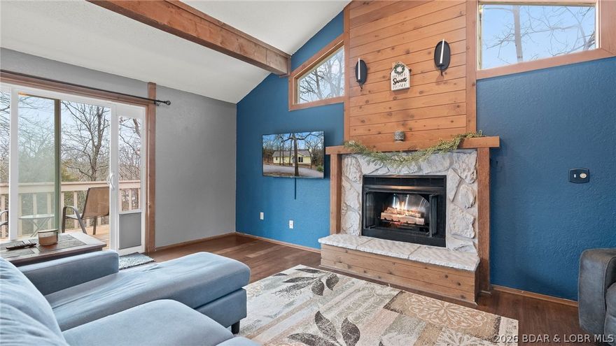 Charming 2 bed, 2 bath ranch-style home located in the desirable Four Seasons community! Situated on a very gentle lot, this move-in ready home offers comfortable main-level living plus a crawl space for additional storage. The roof is only one year old. The circle drive provides easy in-and-out access and plenty of parking. Enjoy all the incredible Four Seasons amenities, including multiple community pools, internal fishing lakes, boat ramps, walking trails, tennis courts, a fitness center, and more. Just minutes away, you’ll also find a community park and skate park for even more outdoor fun. Conveniently located close to School of the Osage, this home offers both comfort and convenience in a fantastic neighborhood. Call for a private showing today!