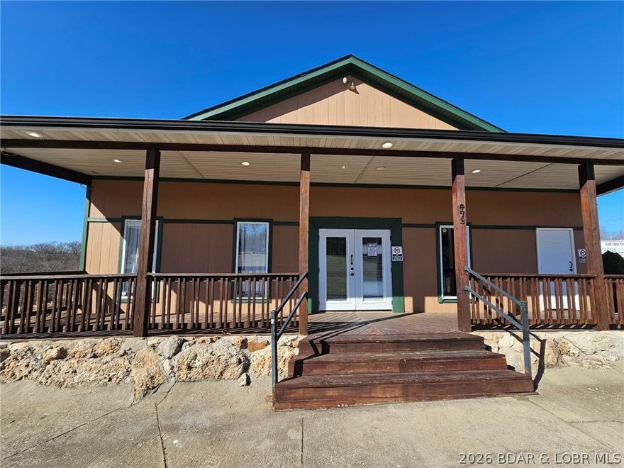 If you're considering commercial property opportunities at the Lake of the Ozarks, let's talk through the possibilities. This prime highway frontage commercial property in Rocky Mount offers outstanding visibility with high-traffic in the heart of the Lake of the Ozarks. Formerly operated as a bar and grill, this property is turnkey allowing you to get your business up and running quickly. The layout make it ideal for a restaurant, bar, entertainment venue, or other business opportunities. With excellent exposure to both locals and tourist, this location provides built-in traffic and strong potential for success. A unique bonus to this property is two on-site apartments each 2 bedroom and 1 bath, offering additional rental income or the option for owner/employee housing. Less than 10 minutes to Bagnell Dam, and 15 minutes to Osage Beach or Eldon. The property also includes 1.92 acres providing room for growth. Bring your vision and make this space your own. Whether you’re launching a new restaurant, bar, retail shop, or specialty business, this is an AFFORDABLE opportunity to start your business at the Lake. Possible owner financing.