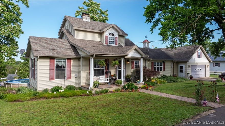 1800's Historic Masterpiece! This beautifully updated 4-bedroom, 2.5-bath residence is situated on a spacious, gently sloping lot, seamlessly combining elegance, comfort, and modern enhancements. The thoughtfully designed interior features vaulted ceilings, exposed wood beams, tongue-and-groove coffered ceilings, custom windows, and cabinetry, with stylishly tiled showers that highlight exceptional craftsmanship. New luxury vinyl plank and refinished hardwood flooring provide warmth and durability throughout.
Step into your private outdoor oasis, complete with a large deck, sparkling pool, relaxing hot tub, and inviting patio—perfect for both entertaining and unwinding. The oversized primary suite serves as a true retreat, boasting dual closets, built-ins, and a beautifully updated private bath. 
Additional features include a 12’x16’ storage shed, an extended two-car garage with a half bath, and a spacious loft above the garage, ideal for a game room, play area, or extra storage.
Conveniently located just minutes from schools, this move-in-ready home is the perfect blend of style and modern convenience!