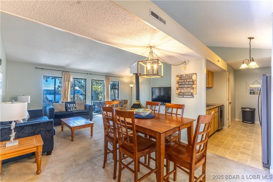 Location, Lifestyle & Convenience, this 1 has It All! Welcome to Tan-Tar-A Estates, one of the most sought-after communities at the Lake of the Ozarks! This rare no-steps, one-level home is ideal for full-time residents, weekenders, or investors. Enjoy a nice lake view from the entire home. With Margaritaville Lake Resort right next door, you’ll have endless entertainment, dining, and activities at your fingertips — including but not limited to FREE GOLF, 2 community pools, a playground, over 10 miles of scenic golf cart riding, LandShark swim up bar and lakeside dining. There is bowling, arcade, billiard room, indoor water park and spa for the colder and rainy days. Centrally located near all the Lake’s best attractions, shopping, and restaurants, this property makes both a smart investment and a fun retreat. Inside, you’ll find a spacious open floor plan with split bedrooms for privacy, perfect for relaxing after a day on the water or out exploring. Whether you’re looking for low-maintenance lake living, a turnkey vacation spot, or a steady income producer, this Tan-Tar-A gem checks all the boxes — with no steps, great amenities, and an unbeatable location.