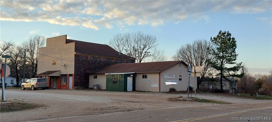 Historic building in the historic town of Florence MO, famous for being a stop of the Butterfield Stage Line! Original 2 story building has had many uses and the addition now serves delicious food as the Ambush Restaurant! This building is solidly built by craftsman in 1852 with unique and rare construction.! It has been used as a stagecoach stop, saloon, dance hall, bordello, Studebaker dealership.  even a roller skating rink! With NO zoning or restrictions, this could even be renovated into a residence, apartments or VBO!  Turn key with all the kitchen equipment, refrigerators, freezers, tables, chairs, everything you need to start your business right away!