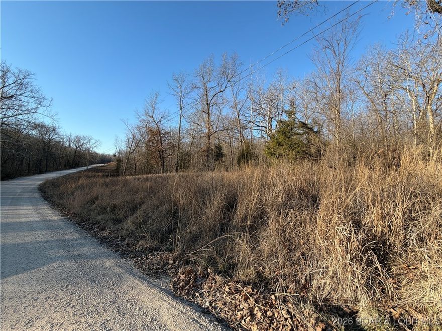 Lake view lot at Lake of the Ozarks! 4.69 acres affords for room to build and maintain a buffer between your neighbors! Conveniently located in Gravois Mills close to shopping and restaurants. This wooded land has a moderate elevation and its own naturally fed spring! Build a lake home with a view of the water at the 8 mile marker of the Osage. Bass Point Resort is just around the corner. High-speed internet is available in this area. Let 2026 be the year your lake dreams come true!