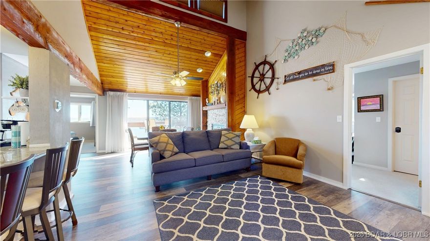 LAKE OF THE OZARKS | TOP-FLOOR CONDOMINIUM

Enjoy breathtaking lake views from this elegant top-floor residence featuring granite and updated flooring. The desirable floor plan offers a spacious living room, a bright open kitchen, and three beautifully appointed bedrooms, each with a private bath.

Whether used as a personal retreat or investment opportunity, this condo delivers exceptional versatility. Located at the 21 Mile Marker in Osage Beach, The Knolls offers convenient access to upscale dining, shopping, golf, and entertainment.

This amenity-rich community boasts indoor and outdoor pools, hot tub, sauna, indoor and outdoor tennis and pickleball courts, clubhouse, playground, and more. Unwind by the inviting fireplace during cooler months while still enjoying tranquil lake views.

Offered fully furnished and turn-key, this residence is move-in ready and includes two private patios and a new HVAC system installed in 2025. Enhance your lake lifestyle even further with the rare opportunity to acquire adjacent Unit 1233. 

Enjoy Lake of the Ozarks living at its finest.