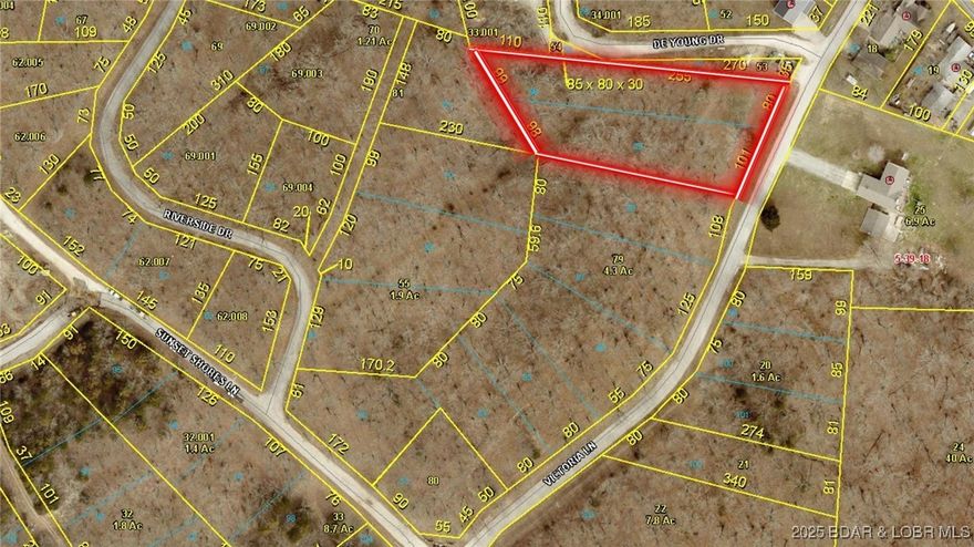 This is an incredible opportunity to own a 1.25-acre lot in the highly sought-after Sunset Shores subdivision of Climax Springs. Nestled in a well-established community, this beautiful property offers access to reliable community water and top-tier high-speed internet through COMO Direct Fiber Optic. Additionally, this lot presents the option to purchase a boat slip in the community dock, with a 12’x24’ slip still available for $20,000—perfect for those looking to enjoy life on the water. For those needing extra space, the HOA permits the construction of a custom shouse, provided it includes a minimum of 1,200 square feet of living quarters. This flexibility allows homeowners to design their dream space while incorporating a workshop, man cave, or additional functional areas. The peaceful and serene surroundings make Sunset Shores the ideal location for a full-time residence or a relaxing retreat away from the fast pace of city life. With ample room to accommodate your vision, this lot offers an exceptional building envelope to bring your dream home or shouse to life. After all, sunsets are always more breathtaking when experienced from the comfort of your home at Sunset Shores.