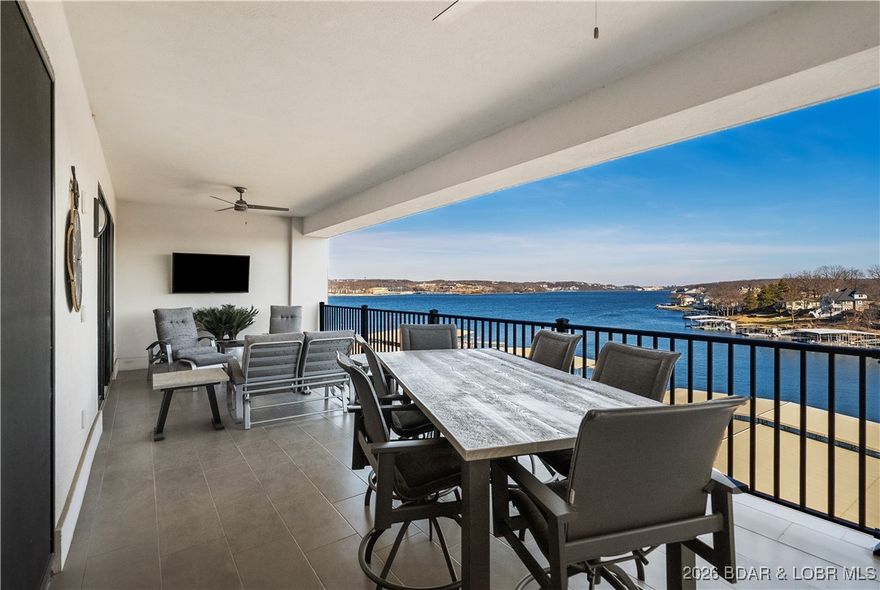 Welcome to Unit 3G at Cypress at the Lake, where refined luxury meets effortless lake living in the heart of Lake of the Ozarks. This stunning 3-bedroom, 3-bath residence spans 2,141 square feet and is offered fully furnished and completely turnkey, making it an exceptional opportunity for those seeking immediate enjoyment or a premium investment. Every detail has been thoughtfully curated, featuring over $200,000 in top-tier furnishings, designer finishes, and a spacious open-concept layout ideal for entertaining or relaxing in style. The oversized kitchen flows seamlessly into the living and dining areas, creating a bright and inviting atmosphere throughout. Step outside and enjoy the lifestyle Cypress at the Lake is known for, including a heated saltwater pool maintained at 86 degrees in season, a cozy fire pit lounge, gas and charcoal grills, clubhouse, community kitchen, business center, fitness facility, and dog park. The sale also includes a 12x36 boat slip, providing effortless access to the lake for boating and waterfront fun. Unit 3G is the perfect blend of luxury, comfort, and convenience—an elevated lakefront experience without compromise.