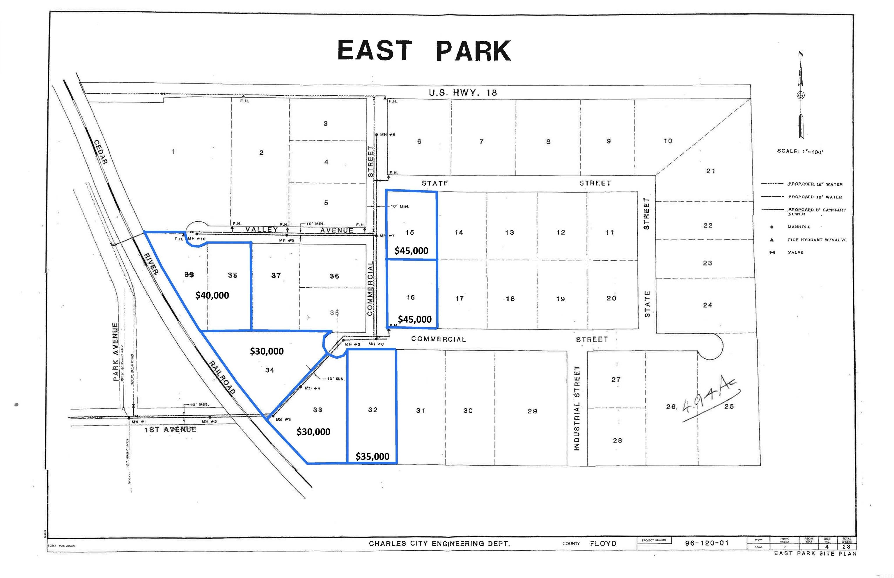 Photo 1 of 3 — Commercial Street Lot #32, Charles City, IA 50616