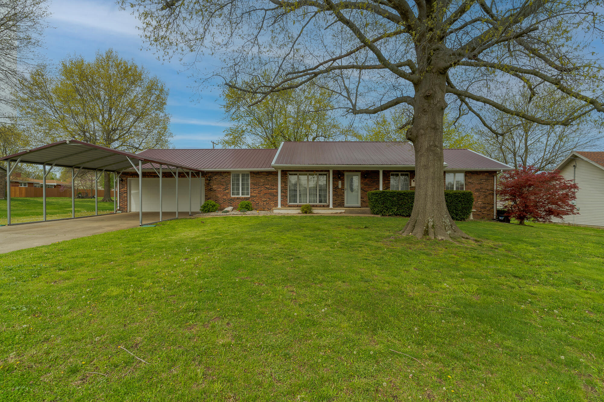 Great home in a great location. This home features 3 BR 2 BA, gas log fire place, storage building and large fenced backyard with mature landscaping.