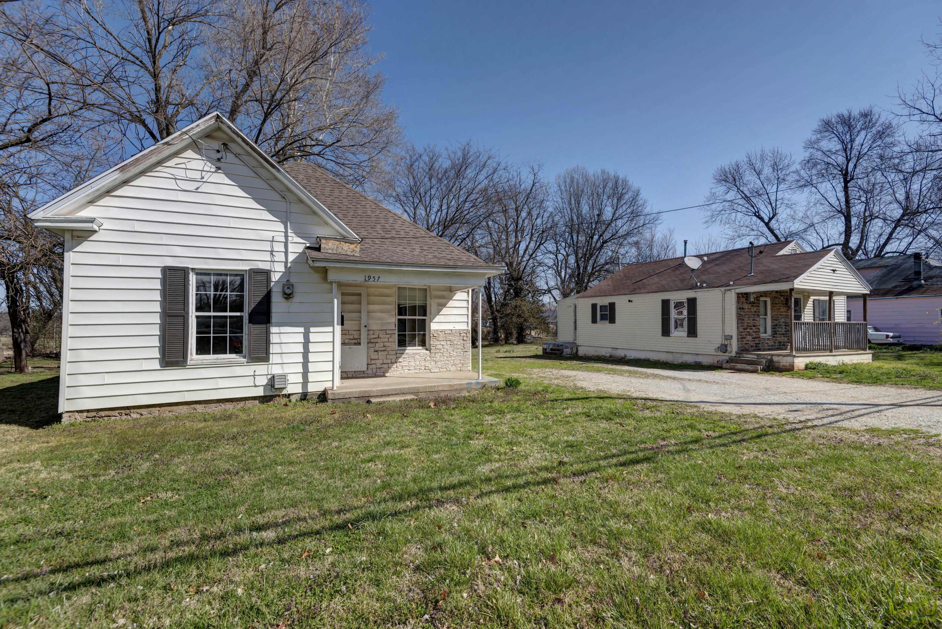 Calling all investors! TWO awesome investment project opportunities!!! There are 2 homes (1945 & 1957 High St) on this lot that would make great flips or renovation projects. Water heater recently replaced in one of the units. Homes being sold as-is. You don't want to miss out on this deal!