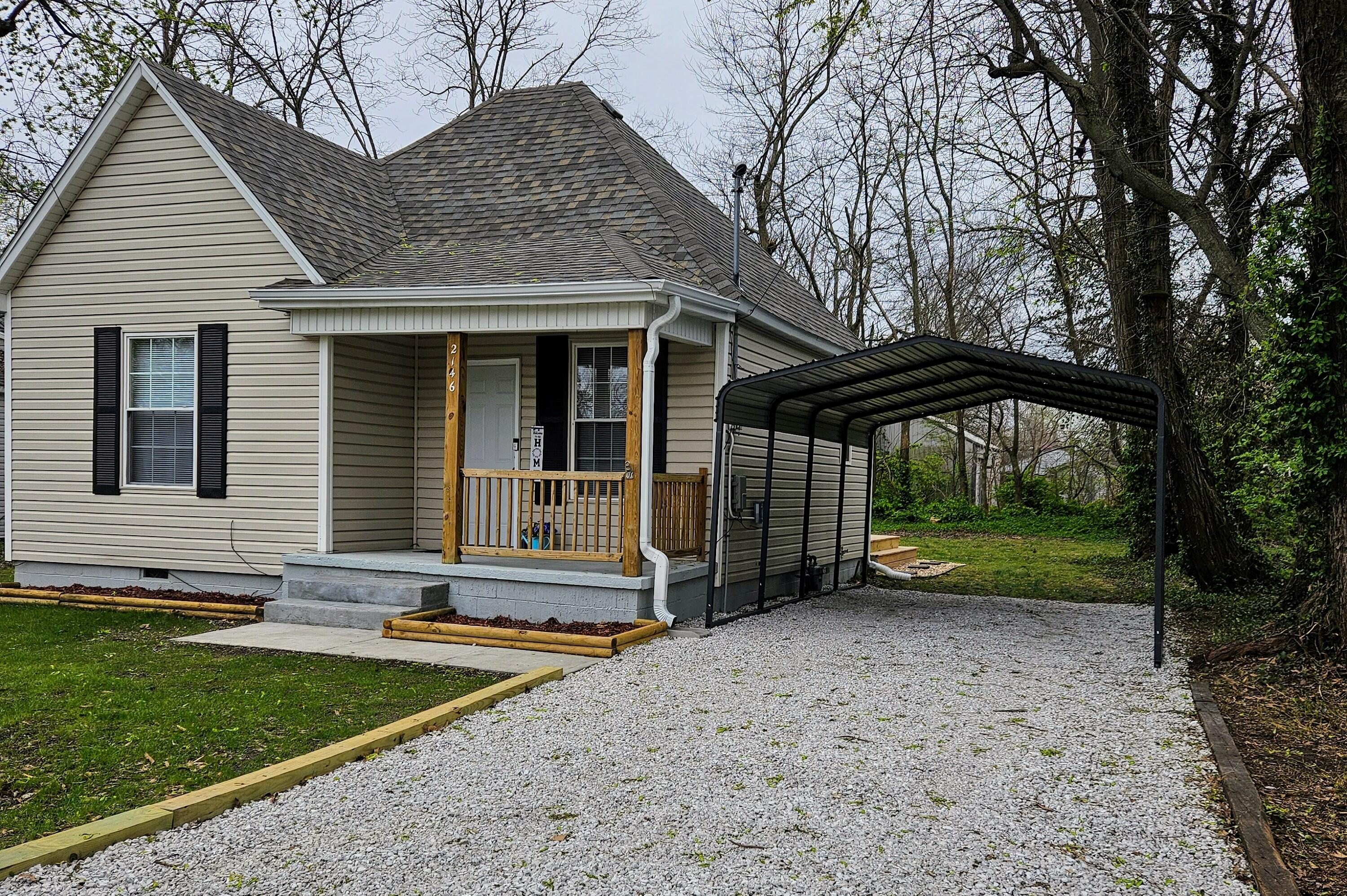 Newly remodeled ready for new owner to enjoy this updated home. This attractive home has a Long list of updates, including flooring, kitchen cabinets, island, granite countertops, all new appliances plus a new deck off the kitchen to enjoy while sitting and relaxing with friends.  New roof ,carport added, and landscaping plus new heating and air and electric hot water tank. Show to your clients, they will love the open concept kitchen/living area.  Large attic area that was previously a bedroom with drop down stairs that has lots of room for storage or a hobby room that could be made into an office space with a AC unit.
