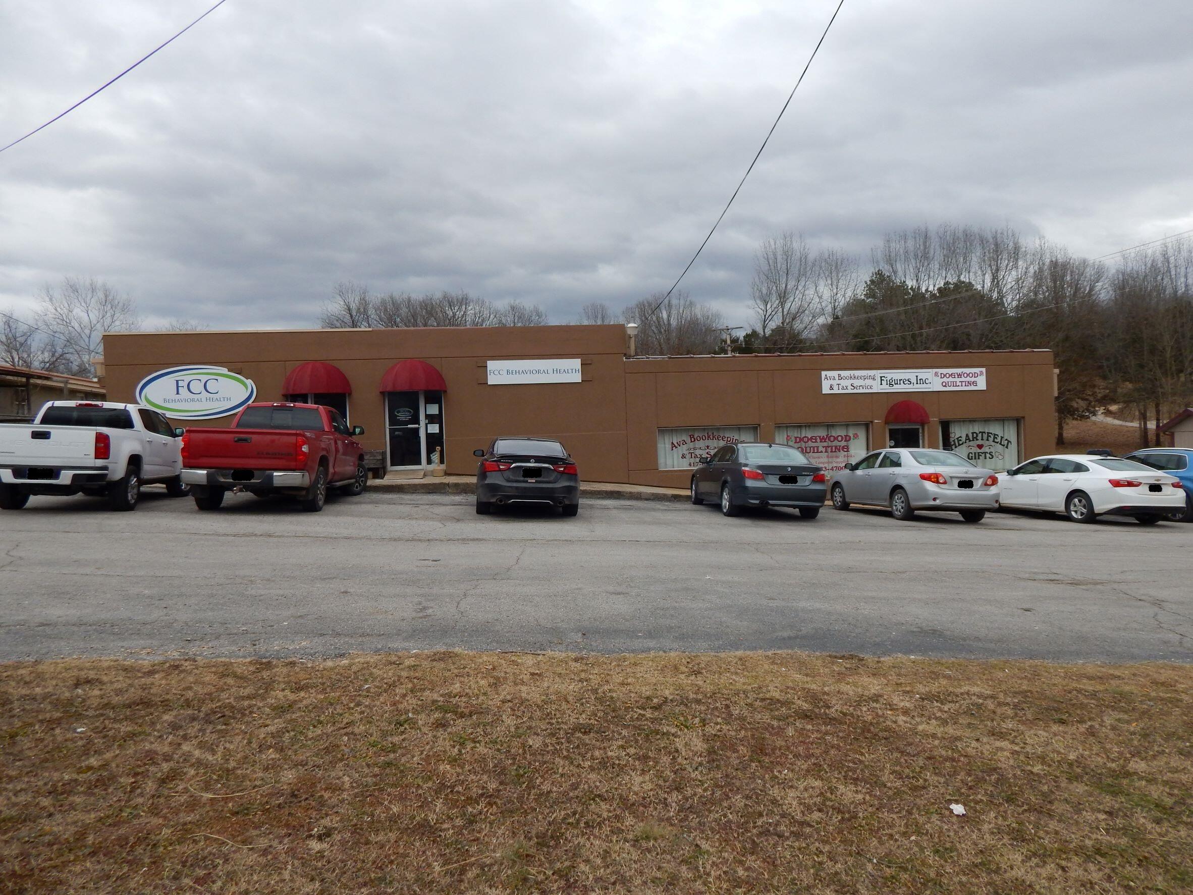 Prime business location in Ava! Well-maintained commercial building with two units totaling 6157 s.f. and plenty of off-street parking on 0.8 acre of land. Both units have new HVAC systems installed since the property was listed ($20K value). Buyer can keep the established tenants for solid cash flow or start a new venture of their own. Currently, one side is office space for a government-contracted service business; the other side is a long-term, successful retail business with warehouse space. The clean, unfinished, 566 s.f. basement could also be rented for storage space. This is a solid investment opportunity in a fast-growing community!