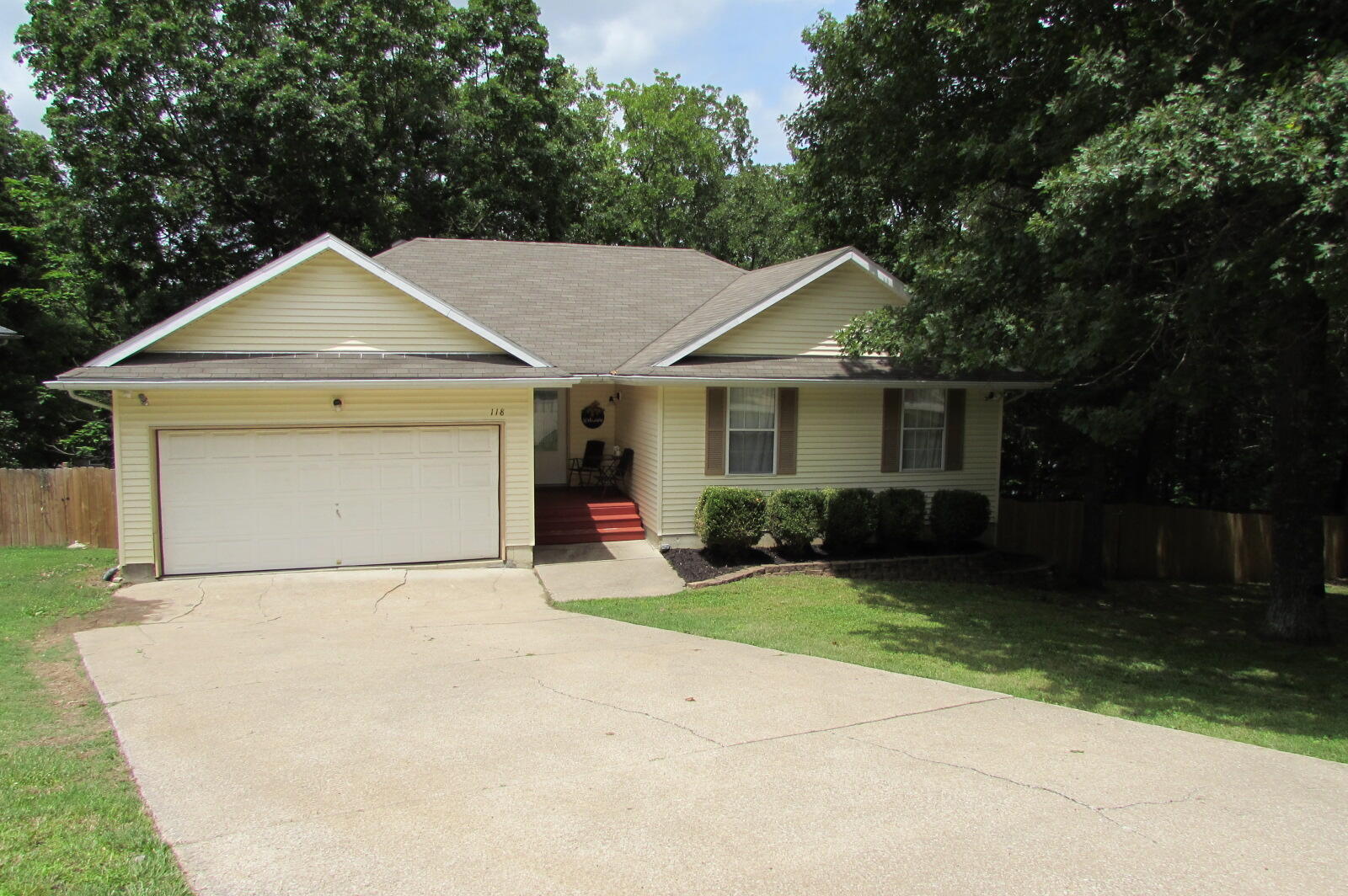 Affordable Ranch home on beautiful large lot with 3 bedrooms, the office can be bedroom 4 and 2 full baths on main level with LL three quarter bath with walk in shower. Newer carpet in bedrooms and lower level. Laundry was moved and is almost new. Wood burning fireplace on main level in the Living room. Room for a large table in the kitchen/dining area. The large office has built in cabinets in lower level. Large family room in LL with walk out basement. Fenced back yard with concrete pad for basket ball court with 1120 sq ft of concrete, utility shed and concrete grill or camp fire pad. Listing Agent related to sellers.
