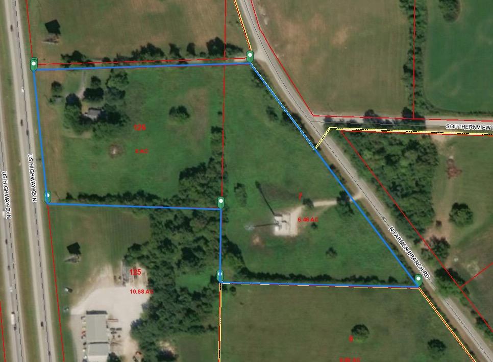 Great Highway visibility! Over 30,000 cars per day. Highway 65 Frontage and Farmers Branch Frontage.