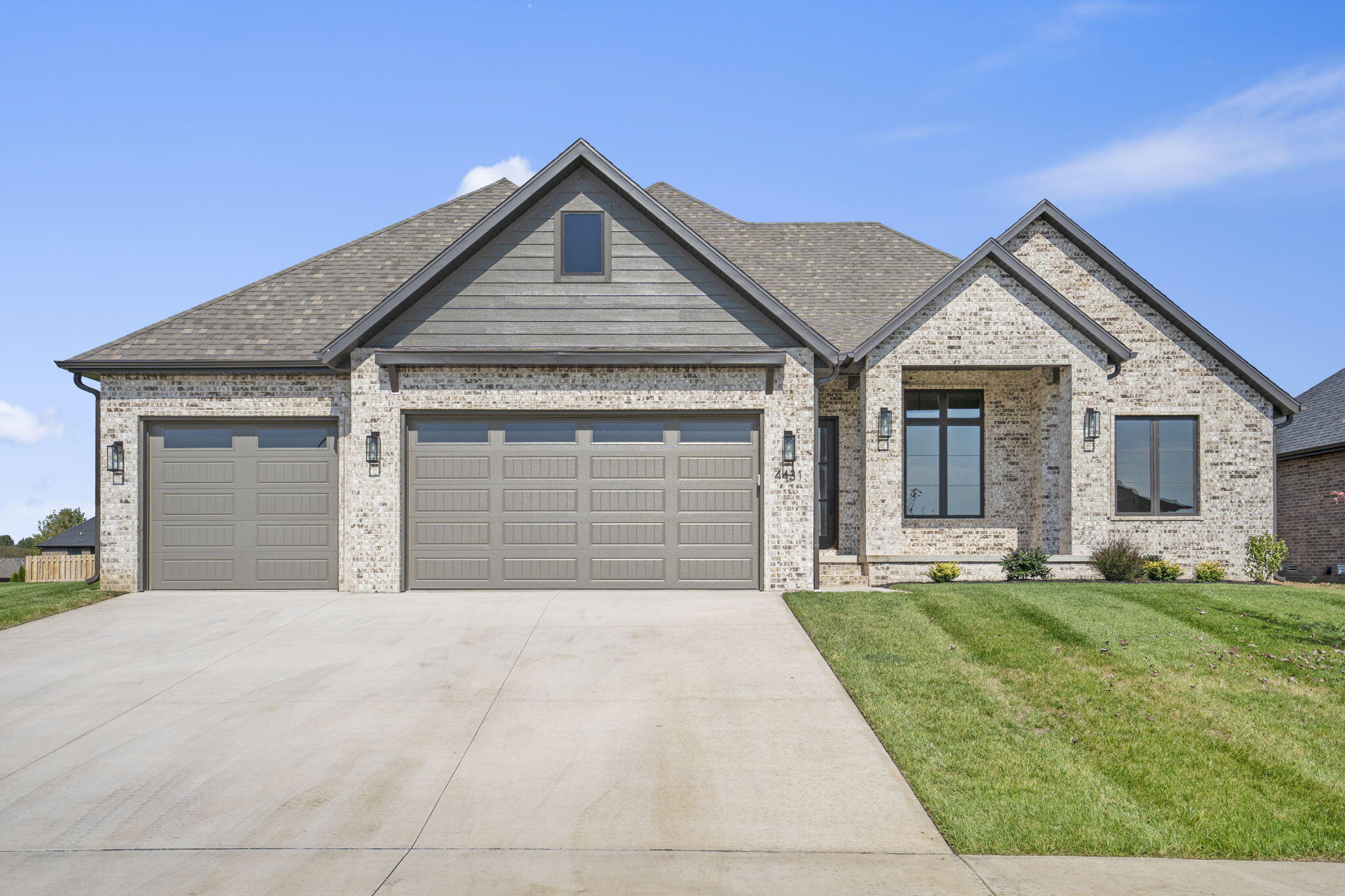 OPEN HOUSE SUNDAY NOV 17 from 2-4PM. A new one from Everlasting Homes in The Lakes At Wild Horse phase 6! The Palomino plan features 4 bedrooms, 2 full baths, 3 car garage, large covered back patio and a lot of style. Custom kitchen with hand built cabinets, quartz countertops, large walk in pantry, Kitchen Aid appliances including wall oven/microwave combo and 36'' gas cooktop. Very large laundry room with tons of cabinets. Engineered hardwood throughout with tile floors in the laundry, bathrooms floors and showers. Marvin casement windows, handmade front door and ceiling height linear gas fireplace. Split layout with large tile shower in the Primary bedroom and huge closet.