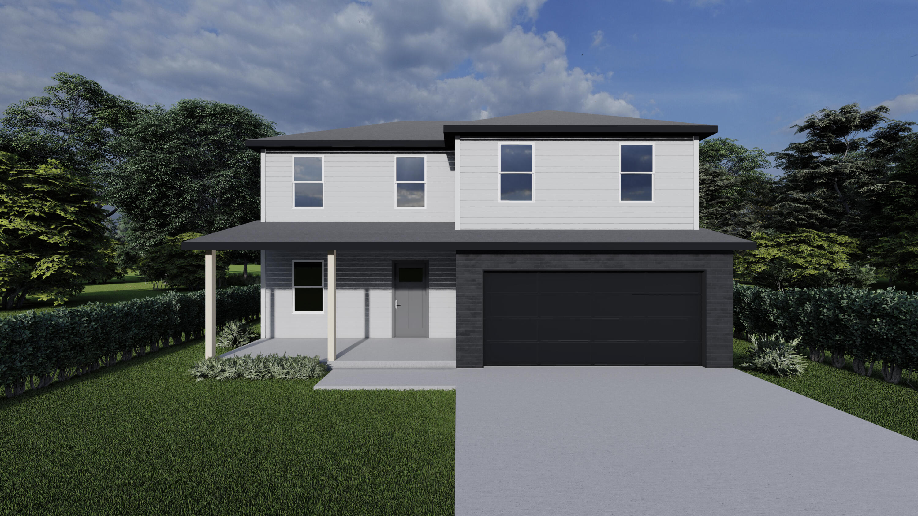 Welcome to the Mackay plan, your dream home come to life! This stunning 2-story home offers an impressive 1465 square feet of living space, with room for the whole family to spread out and relax. With 4 bedrooms upstairs, everyone will have their own private retreat to unwind in at the end of the day. The master bedroom features an ensuite bathroom and a walk-in closet, providing all the storage and comfort you need. Downstairs, you'll find a half bath, perfect for guests and convenience. The open-concept living area offers plenty of room for entertaining, with a modern kitchen and all the amenities you need to cook up a storm. The 2-car garage provides ample storage and parking space, and the covered front porch is the perfect spot to sit and watch the world go by. With attention to detail and modern finishes throughout, the Mackay plan is sure to impress. Come see it for yourself and discover why it's the perfect place for you and your family to call home!