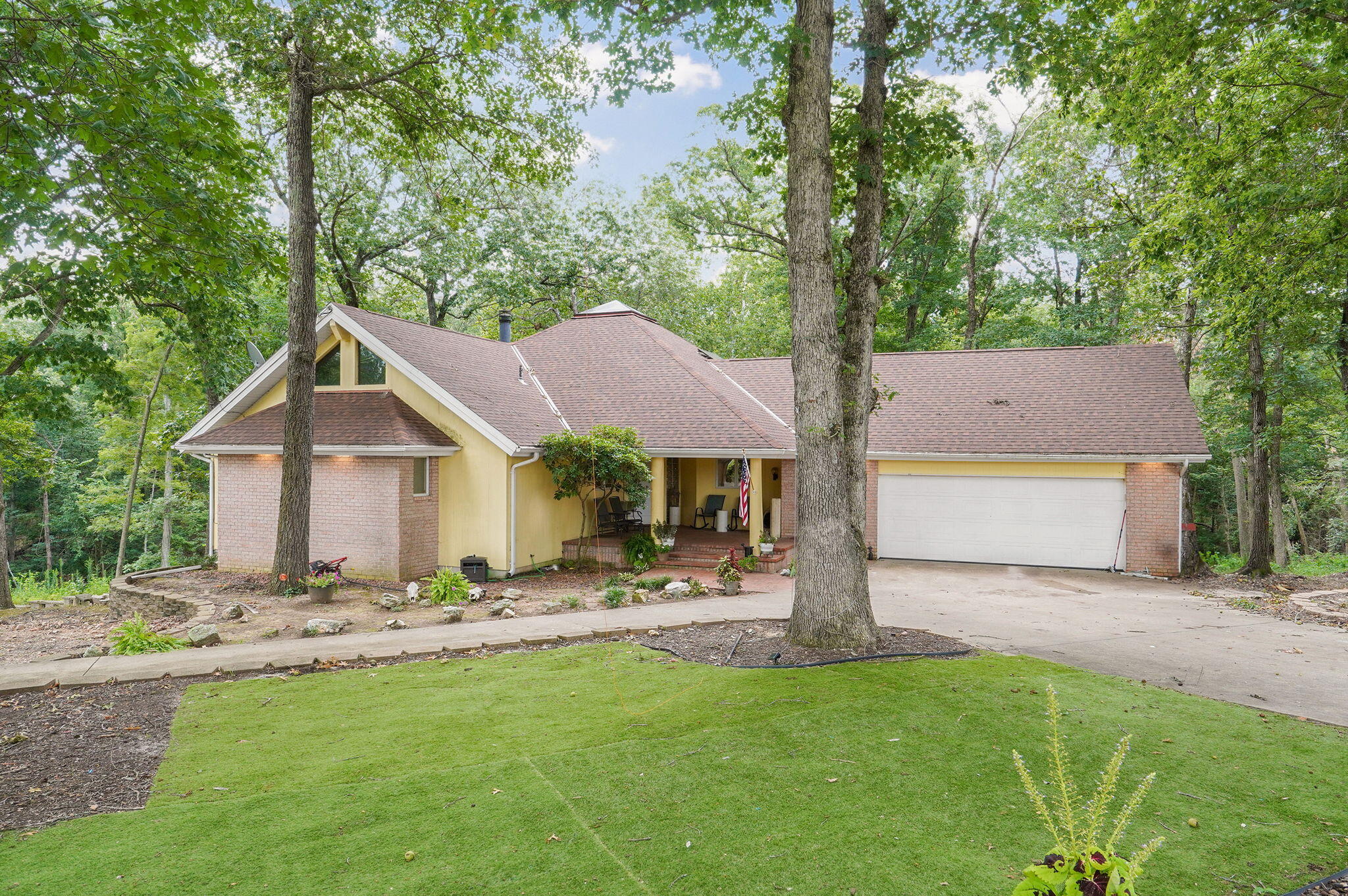 ONE OF A KIND HOME LOCATED IN EAST SPRINGFIELD!!!!This home is situated on 10 wooded acres and only minutes to Hwy. 65!   3 BED 2.5 BATH home with 1.5 stories of living space was built for your family! Vaulted ceilings and large windows bring the plenty of natural light to the main floor. Complete with a finished walk-out basement, main-floor master suite, a finished loft over the main-floor, and plenty of basement storage space. Geothermal energy efficient heat system and solar. Hardwood floors, wet bar, and two decks for enjoying the scenery! Make your appt to see this home!