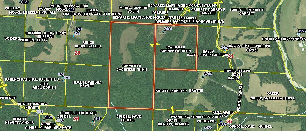Mcdonald County Map - Land