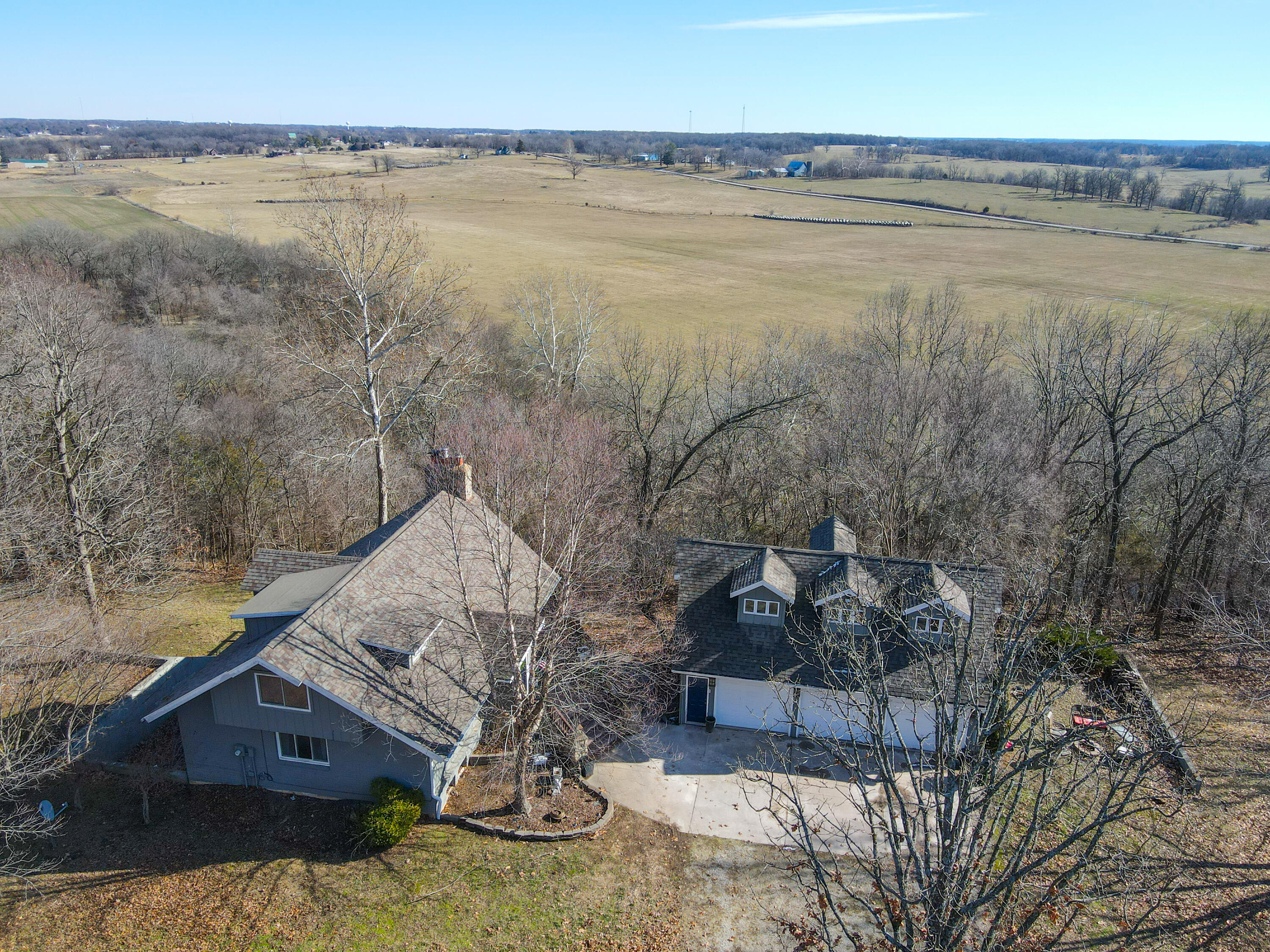 Fantastic 4 Bedroom 3 bath Home. Setting on 2.58 acres.Great curb appeal . Gorgeous Landscaping. You get that warm feeling of a spacious cabin. Lots of updates . Basement has been redone and is absolutely spectacular. HVAC less than 3 years old. Roof less than 4. The Huge composite deck gives you some fantastic views of MT.Vernon. Don't forget about the huge open kitchen,stainless steel appliances & Corian countertops. Cabinets with non slamming drawers. Appliances in the basement stay as well . Even the washer & dryer. Wood burning fireplace upstairs & deck. Electric fireplace in basement.  A fantastic detached 3 car garage will hold lots of stuff.