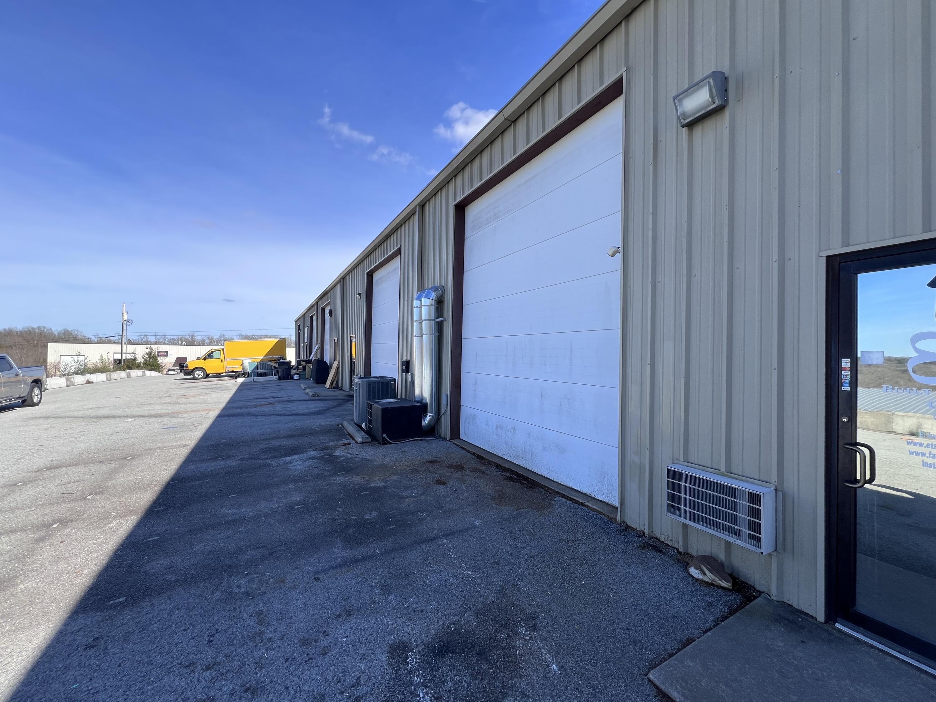 Commercial Warehouse Space for Lease! This well-equipped commercial warehouse unit offes 1,500 square feet of space. Unit includes a bathroom, an office area, and a 12 x 14 overhead door for convenient loading and unloading. Strategically located just off Bee Creek Road near Hwy 65 providing easy access to service the Branson area.**Information contained in this listing has been obtained through third party sources deemed reliable. Listing Broker assumes no responsibility for its accuracy and Buyer shall independently confirm any information set forth above.