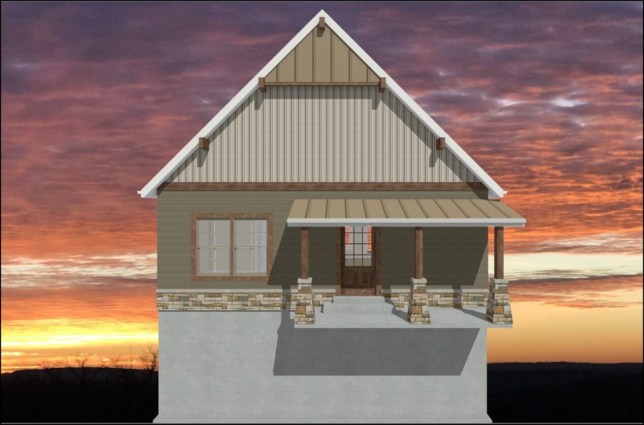 Update: And this is huge!Developer just did a replat for this lot, and it now has an amazing lake view!Back of the home has an amazing view of the lake.Wilderness Mountain Lodges is a master planned nightly rental community.Wilderness Mountain Lodges is located on beautiful Table Rock Lake. This location is just south of Kimberling City and  only minutes away from Silver Dollar City and all that Branson has to offer. Vacation adventures are close byand visitors return to the calm, relaxing vista above the lake for a peaceful stay.Lot 47 is located 40 feet in elevation above hiway 13. A thick grove of trees offers privacy and reduces any traffic noise