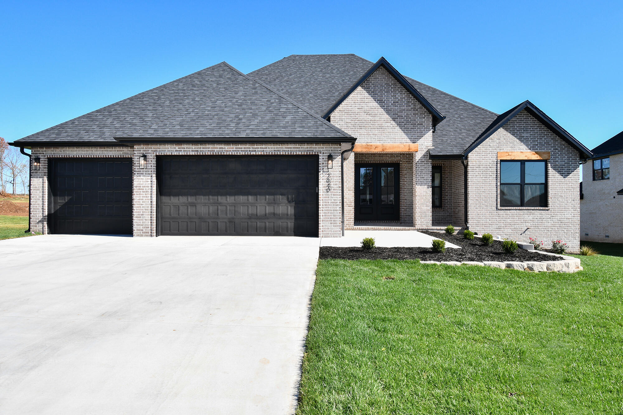 Welcome home!! Absolutely gorgeous! Brand new, custom build, 4 bedroom, 3.5 bath home in Wild Horse subdivision! This home has a modern, stunning look and design, captivating with tons of beautiful details - Open floor concept, high ceilings, modern fixtures and hardware, custom touches, like cabinetry, trim work, tile work that was built specifically for this home! This property is located in a desirable subdivision with great schools and easy access to Springfield. What a find! Don't wait, schedule your appointment today! Make this YOUR home!