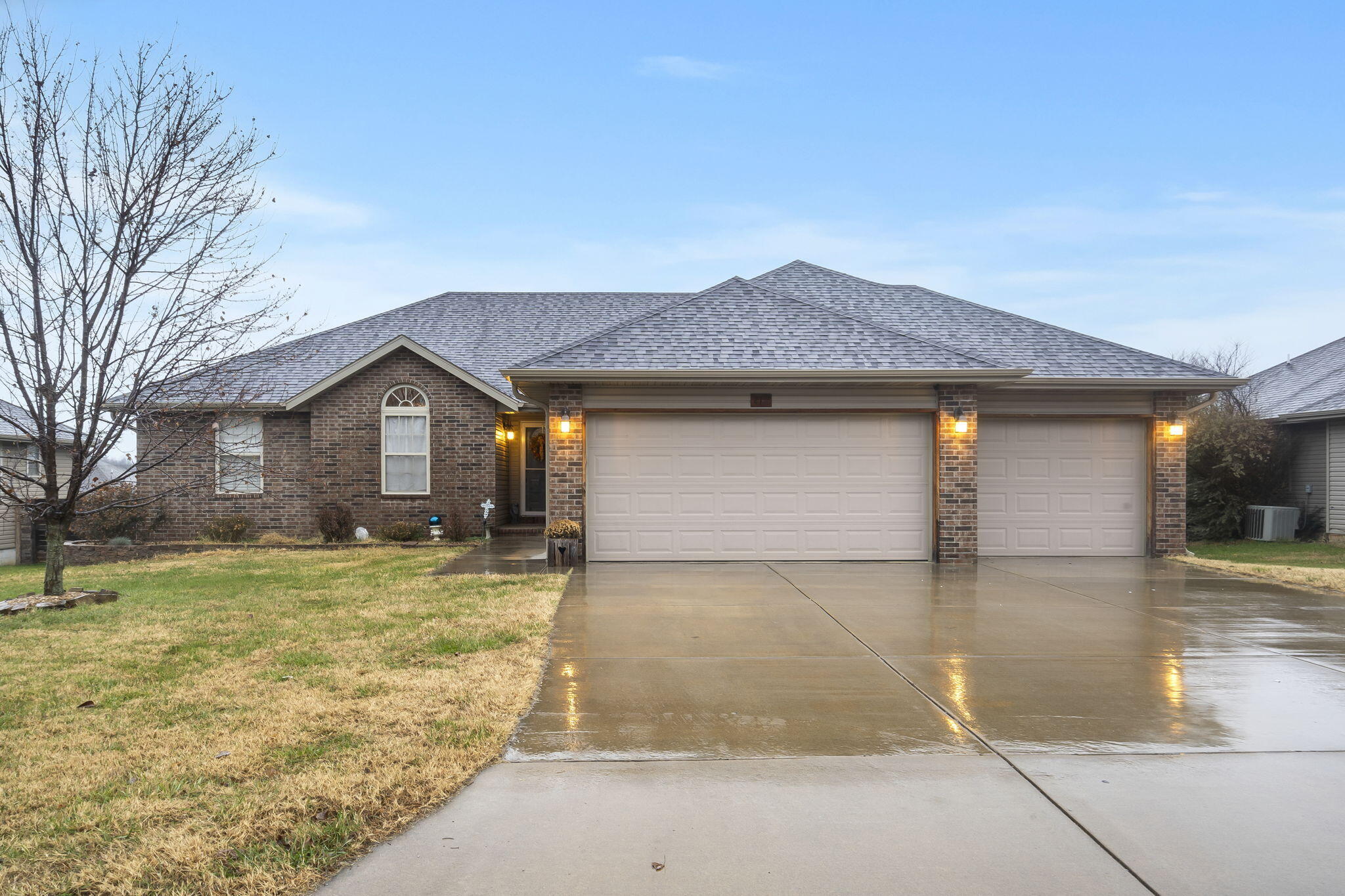 PRICE REDUCTION!!!  Discover serenity in this charming 4-bedroom, 2-bathroom Split Floorplan ranch-style haven nestled in Republic, Missouri. Embrace the comfort of the spacious living room. Indulge in culinary delights in the stunning open kitchen boasting elegant granite countertops. A brand-new roof, and the convenience of a 3-car garage, complete with a large sprawling backyard. Wait, there's more - this meticulously maintained gem also features a beautiful deck, perfect for relaxation and entertaining. Don't miss the chance to make this your dream home!
