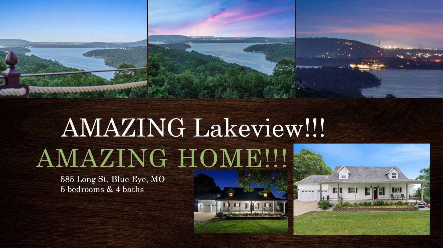 Take a Look at this Legendary Lake View!  This gorgeously updated 5 bedroom/4.5 bath home gives you one of the absolute BEST views of Table Rock Lake that you will find in all 745 miles of shoreline!!! From the Living room, the Master Suite, Every Single Bedroom and the decks, you and your guests will be captivated by this main channel view of TRL!  You can see all the way to the Chateau and the Branson Belle, and the night time view is fantastic too with lights on the shoreline and so many stars in the sky!  When it comes to Living the Lake Life, you will find this home has a generous Master Suite with a gorgeously remodeled En Suite, plus 2 additional En Suites for your guests!  The kitchen is also beautifully updated and spacious with newer Samsung Stainless Steel appliances and custom cabinetry included in the sale!  This fabulous home sits on a secluded 4.8 acre parcel that offers a private and peaceful setting in the Ozark Mountains which is a mere 15 minutes from some of the major Branson area attractions and amenities.  This well maintained and spacious 4300+ square foot home offers so many new, as of 2021, upgrades including; flooring, granite in the kitchen and bathrooms, appliances and roof.  Do you want amazing water in your dream home?  This house includes a high end water filtration and reverse osmosis system which includes a 15 gallon/minute UV treatment function as well as one of the best water heaters money can buy!  In the garage, there is 240V electric service as well as shelving and an epoxied garage floor, plus your garage will be clutter free thanks to the TWO outdoor sheds available for tools and lawnmowers.  Ask your agent for the upgrades list attached to this listing for the technical details on the incredible investment that has been made to ensure this home is worry free for years to come.  Schedule your showing before this beautiful unicorn property gets claimed!