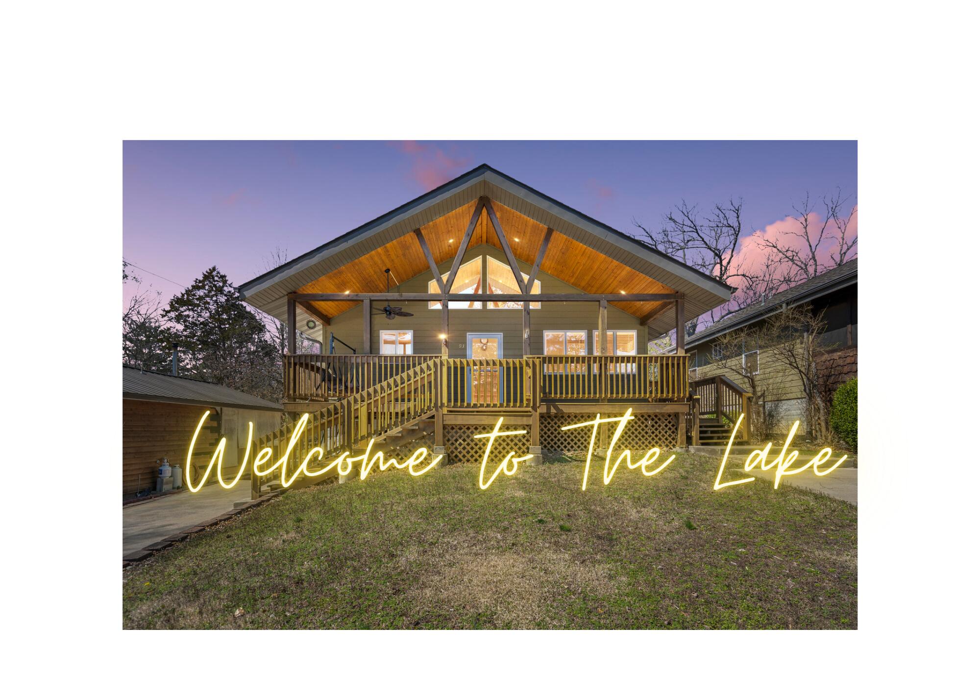 Welcome home !  This is THE one!  A beautiful lakeview cabin awaits you, whether you're looking for that second home or your forever home. If you are looking for a home that brings much relaxation, and a side of some crazy amount of fun, you have found it! Grab your suitcase because this home is fully furnished and move in ready! This 3 bedroom 3 bath offers an open kitchen, a beautiful living area, and wait to you see the Pinewood ceilings. This home has several wow factors, like the mother-in-law suite! Oh and did I forget to mention, you've heard them say your backyard is your biggest area for entertainment but, in this case its going to be the front porch, just waiting for you to swing into summer!  Just a short walk to the lake and the boat dock, with all the current updates.  This boat dock has concrete flooring, swim platform, and brand new beautiful furniture.  Along with your new boat slip comes a locker, a lift and a jet ski ramp. Just in case you don't feel like walking, hop on the golf cart that sits under that huge porch.  If you're in need of additional storage for your summer fun equipment, or all around seasonal tools, you'll have to plenty in the basement. If you really need something to keep you busy over the winter the unfinished portion of the basement is waiting for your creativity!  Hurry! Hurry! Hurry!  Lake season is quickly approaching! Don't miss out on this one, because it will go quickly! Call today for your personal showing!